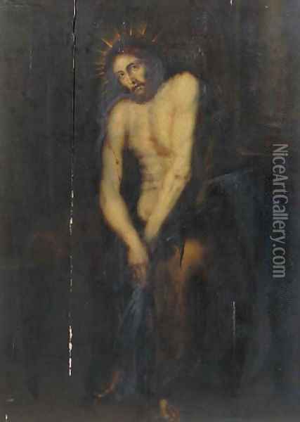 Christ as the Man of Sorrows Oil Painting - Sir Anthony Van Dyck