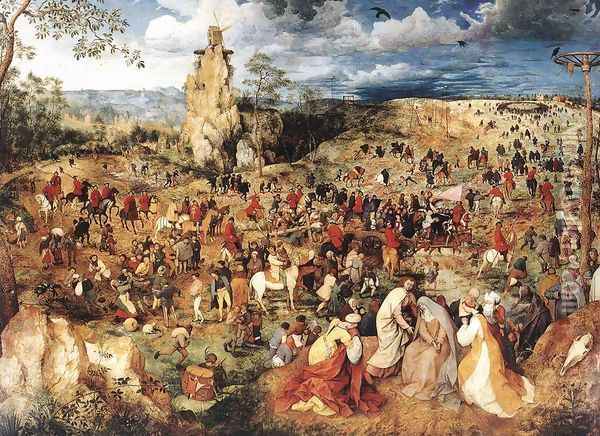 Christ Carrying the Cross 1564 Oil Painting - Pieter the Elder Bruegel