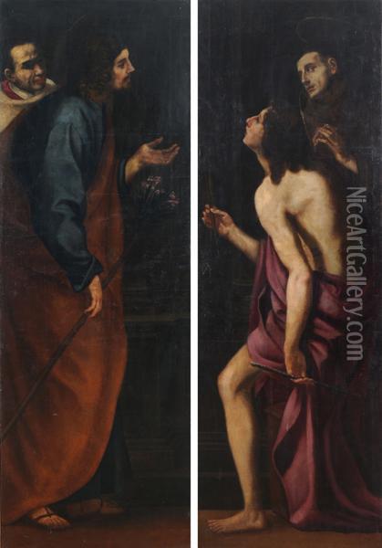 San Giovanni Battista E San Francesco Oil Painting - Daniele Crespi