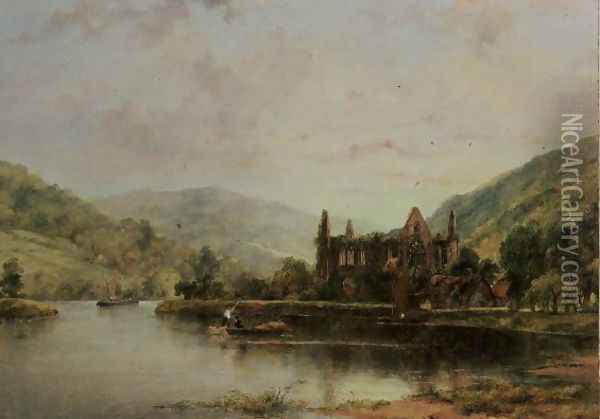 Tintern Abbey Oil Painting - George Frederick Watts