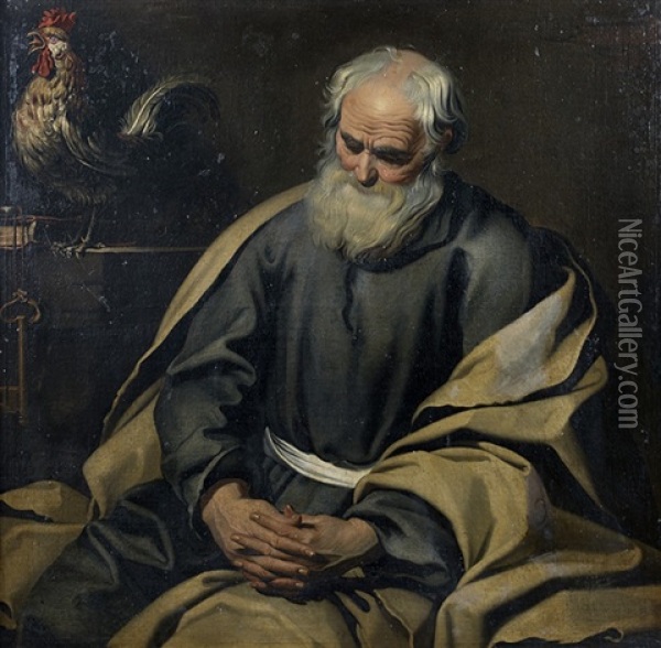 Saint Pierre Oil Painting - Gerard Seghers
