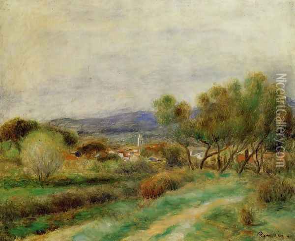 View Of La Sayne Oil Painting - Pierre Auguste Renoir