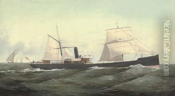The Steamer 
Heriri Oil Painting - C. Kensington