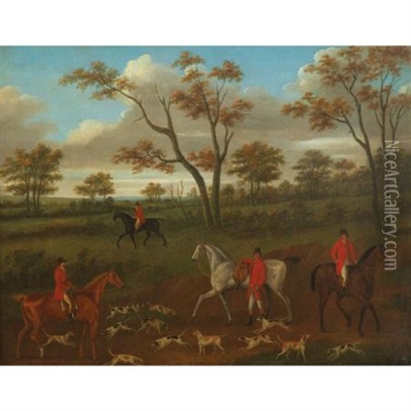 The Hunt Oil Painting - John Francis Sartorius