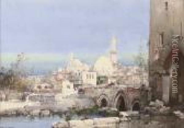 City Of The Caliphs Oil Painting - Noel Harry Leaver