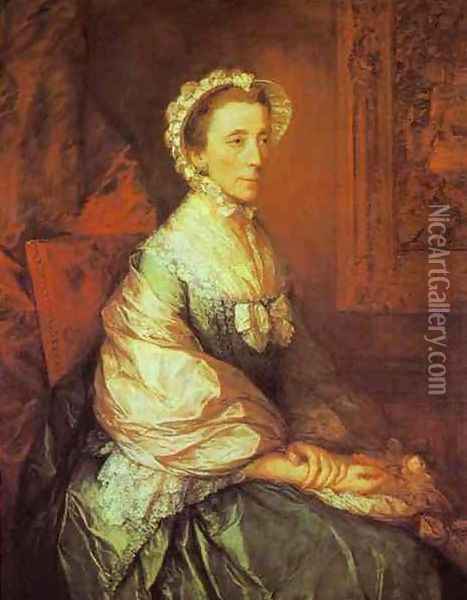 Mary Duchess of Montagu Oil Painting - Thomas Gainsborough