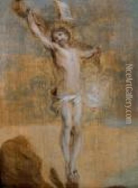 Christ En Croix, Esquisse Oil Painting - Sir Anthony Van Dyck