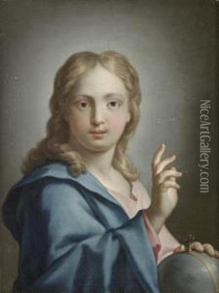 The Infant Christ Oil Painting - Francesco Trevisani