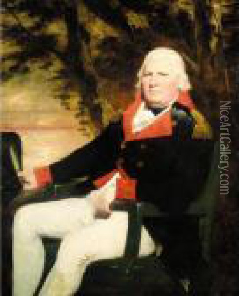 Portrait Of Governor Henry Hamilton Oil Painting - Sir Henry Raeburn