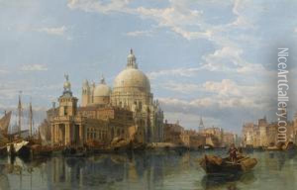 Santa Maria Della Salute, Venice Oil Painting - George Clarkson Stanfield