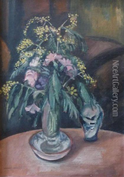 Bouquet De Fleurs Oil Painting - Emile-Othon Friesz