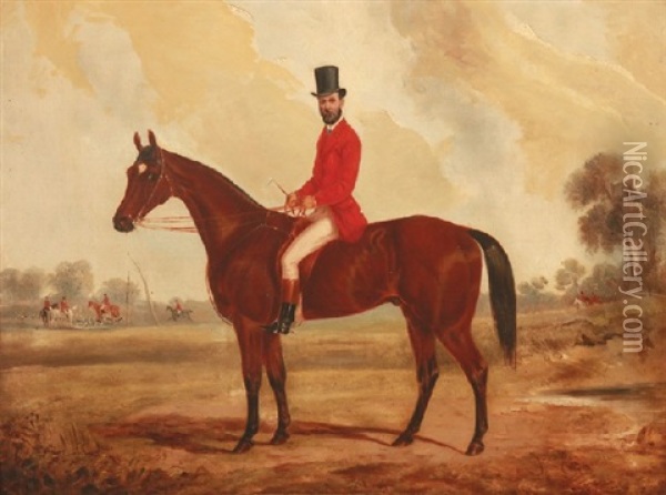 The Melbourne Hounds Oil Painting - Frederick Woodhouse Sr.