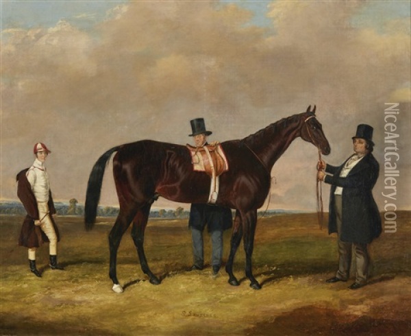 Lord Howth, With His Racehorse 