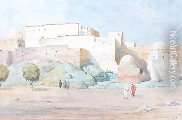 Assouan Oil Painting - Sir Ernest George