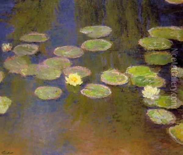 Water Lilies38 Oil Painting - Claude Oscar Monet