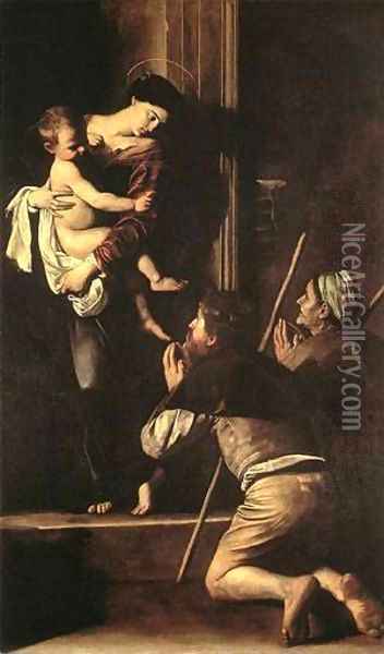 Madonna di Loreto Oil Painting - Michelangelo Merisi Da Caravaggio