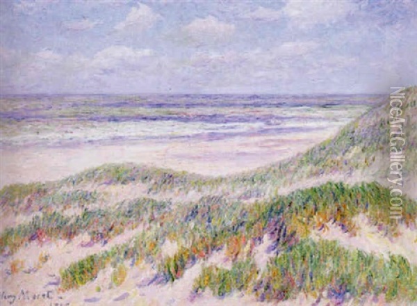 Les Dunes A Egmond En Zee, Hollande Oil Painting - Henry Moret