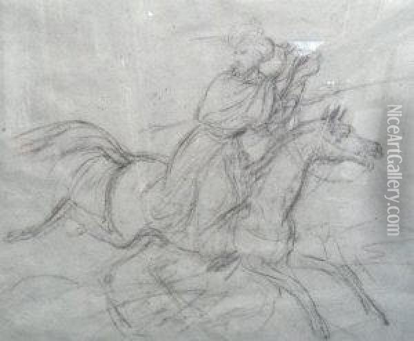Mameluke Warrior On Horseback Oil Painting - Carle Vernet