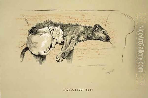 Gravitation Oil Painting - Cecil Charles Aldin