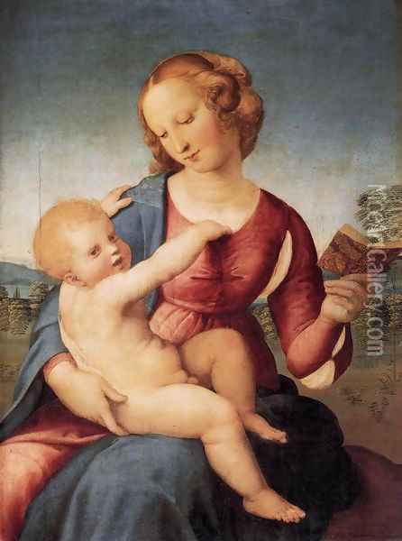 Colonna Madonna Oil Painting - Raffaelo Sanzio