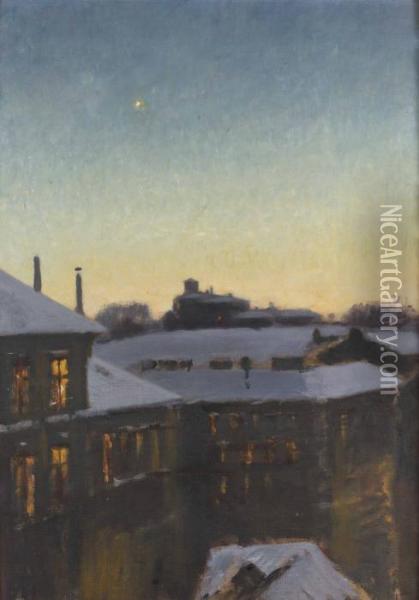 Observatorielunden Oil Painting - Johan Tiren