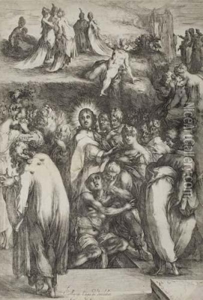 The Raising Of Lazarus Oil Painting - Jacques Bellange