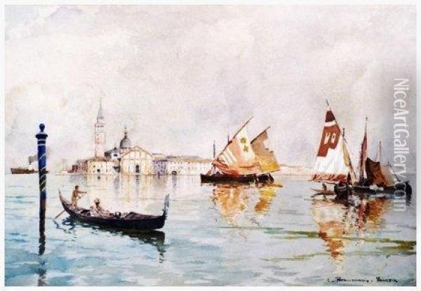 Venezia Oil Painting - Carlo Brancaccio