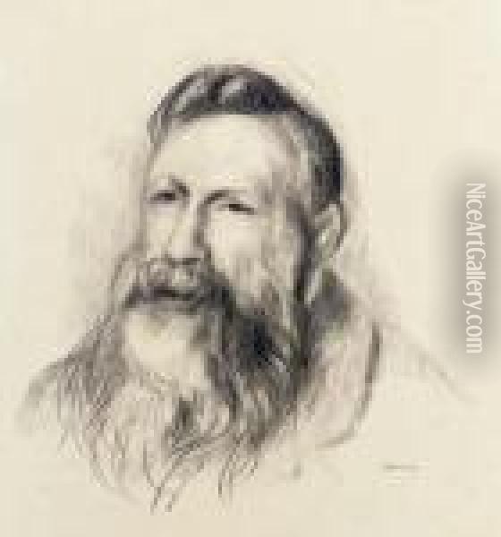 Auguste Rodin Oil Painting - Pierre Auguste Renoir