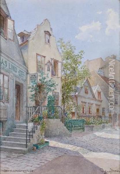 Wien Vi, Kaunitzgasse Oil Painting - Richard Moser