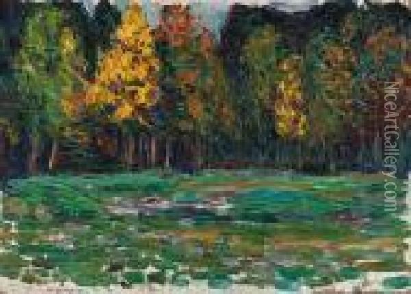 Waldrand (waldlichtung) Oil Painting - Wassily Kandinsky