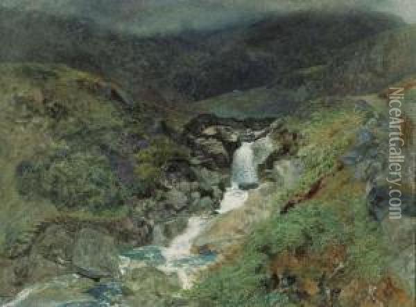 Coniston Old Man, Lake District Oil Painting - Alfred William Hunt