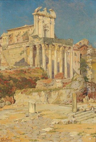 Le Forum Romain Oil Painting - Theodor Groll