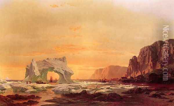 The Archway Oil Painting - William Bradford