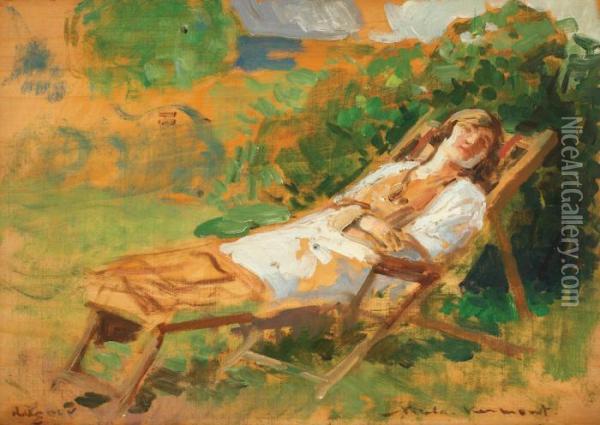 Sunny Oil Painting - Nicolas Vermont