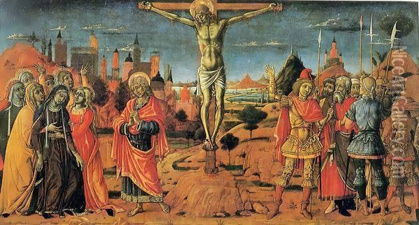 Crucifixion Oil Painting - Matteo Di Giovanni