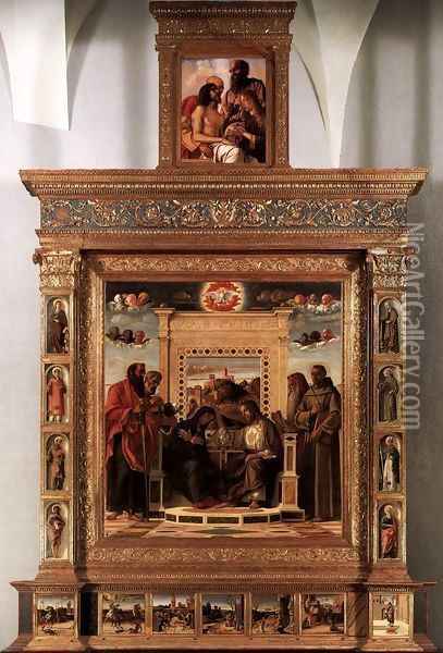 Pesaro Altarpiece 2 Oil Painting - Giovanni Bellini