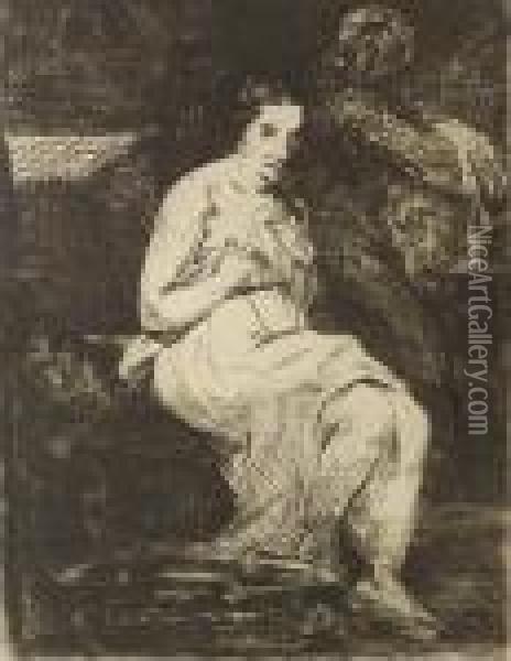 La Toilette (guerin 26; Harris 20) Oil Painting - Edouard Manet