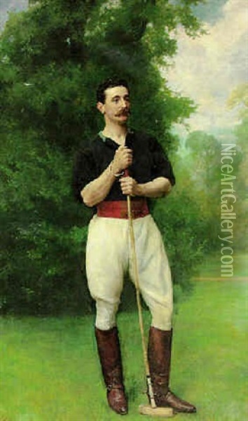 Portrait Of Captain James J. Pearce Oil Painting - John Collier