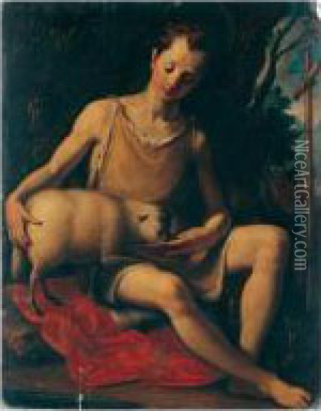 Saint John The Baptist Oil Painting - Alessandro Allori