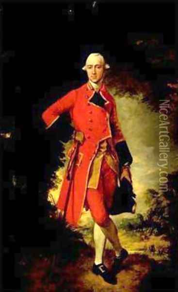 Lieutenant. Colonel Edmund Nugent Oil Painting - Thomas Gainsborough