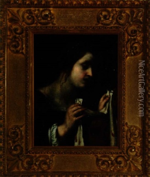 Veronica's Veil Oil Painting - Francesco Furini