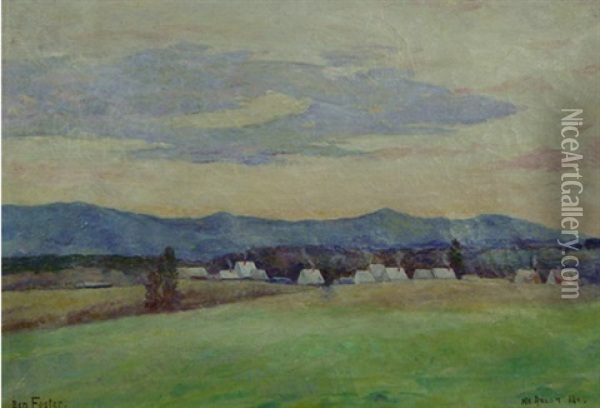 North Anson, Maine Oil Painting - Ben Foster
