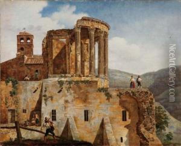 Tivoli, Il Tempio Di Vesta Oil Painting - Henry Murch