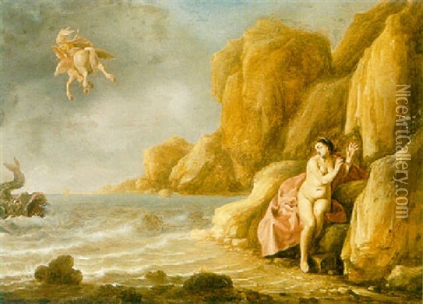 Perseus And Andromeda Oil Painting - Cornelis Willaerts
