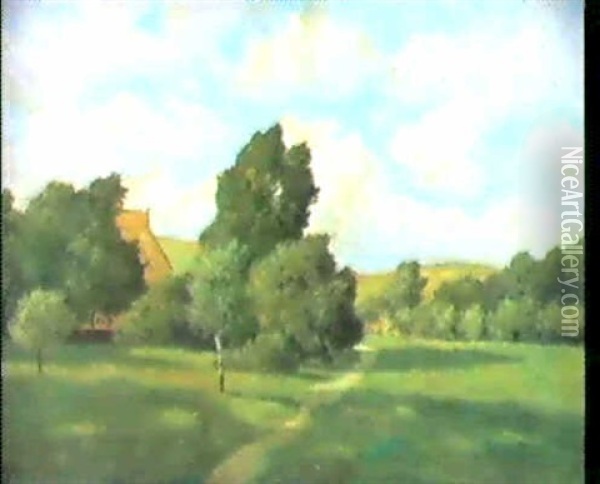 Landschaft In Norddeutschland Oil Painting - Paul Mueller-Kaempff