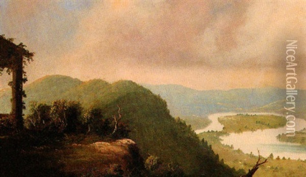 The Oxbow Oil Painting - Frederic Edwin Church