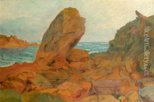 Hendaye Oil Painting - Michel Auguste Colle