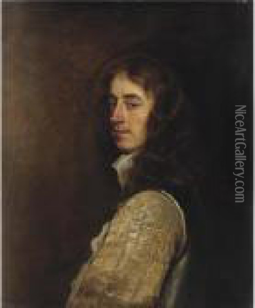 Portrait Of Edward Progers Oil Painting - Sir Peter Lely