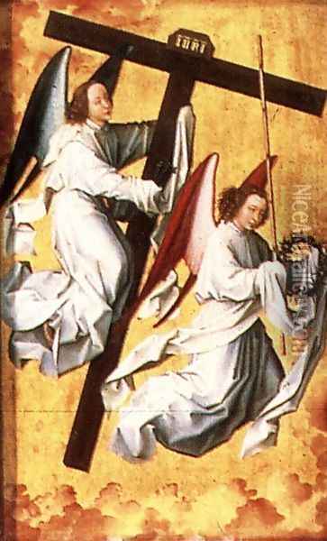 Top Left Panel Oil Painting - Rogier van der Weyden