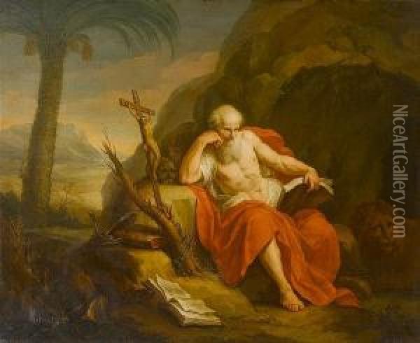 Saint Jerome Oil Painting - Francesco Maggiotto